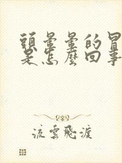 头晕晕的冒虚汗是怎么回事