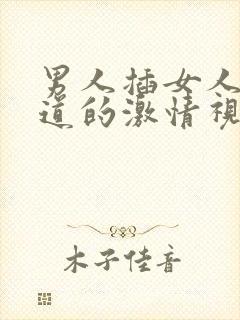 男人插女人的阴道的激情视频