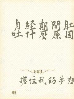 月经期间肚子疼吐什么原因