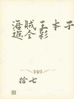 海贼王本子h无遮全彩