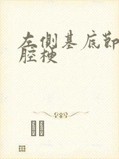 左侧基底节区脑腔梗封面