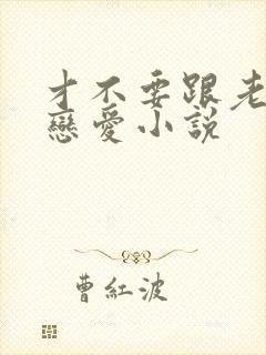 才不要跟老板谈恋爱小说