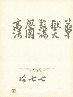 高压监狱第3季法国满天星封面