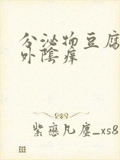 分泌物豆腐渣状外阴痒