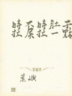 时不时肚子疼 拉屎拉一点封面