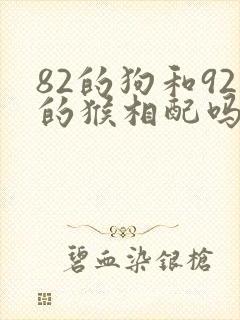82的狗和92的猴相配吗