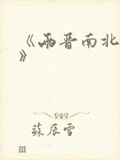 《两晋南北朝史》