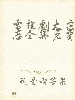 电视剧大宋少年志全集免费播放封面