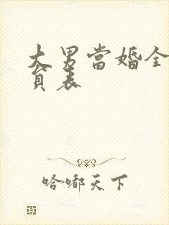 大男当婚全部演员表