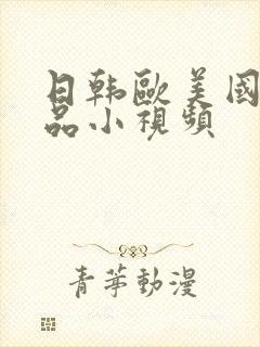 日韩欧美国产精品小视频