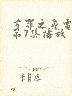 有罪之身电视剧第7集播放封面