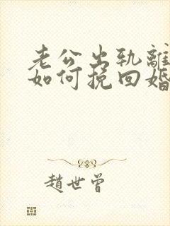 老公出轨离婚后如何挽回婚姻