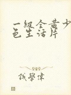 一级全黄少妇性色生活片