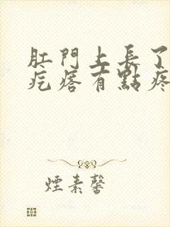 肛门上长了个肉疙瘩有点疼怎么办封面