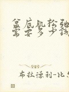 盆底肌松弛手术需要多少钱封面