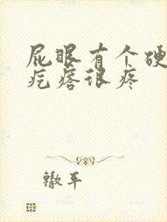 屁眼有个硬硬的疙瘩很疼