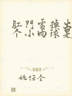 肛门处掉出来一个小肉球是咋回事