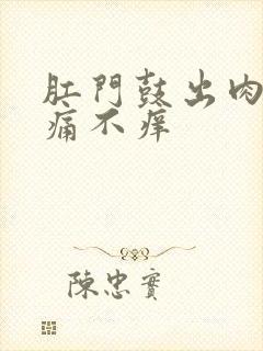 肛门鼓出肉球不痛不痒封面