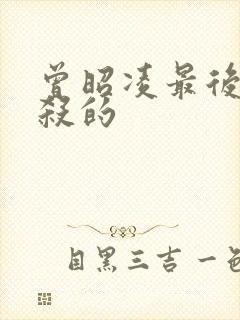 曾昭凌最后被谁杀的