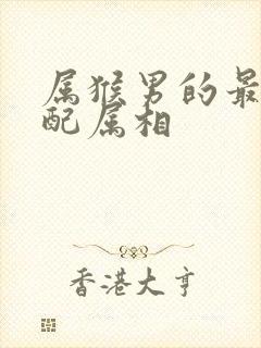 属猴男的最佳婚配属相