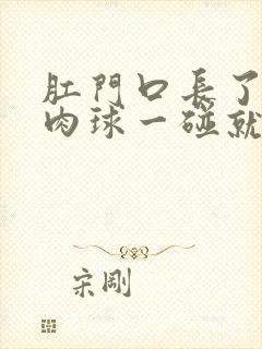 肛门口长了一个肉球一碰就疼