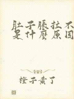 肚子胀拉不出屎是什么原因封面