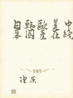 日韩欧美中文字幕国产在线观看