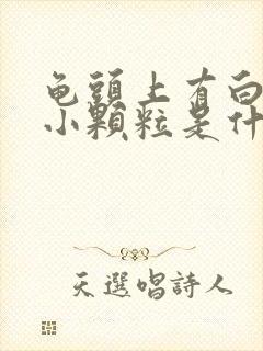 龟头上有白色的小颗粒是什么封面