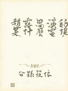 赵露思演的安心是什么电视剧