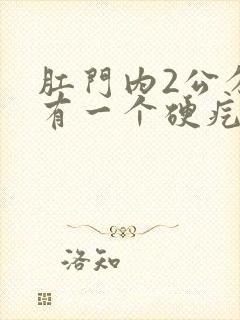 肛门内2公分处有一个硬疙瘩