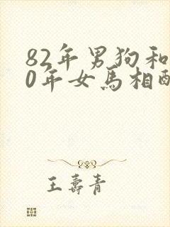 82年男狗和90年女马相配婚姻如何