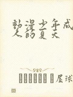 动漫少年成为大人的夏天