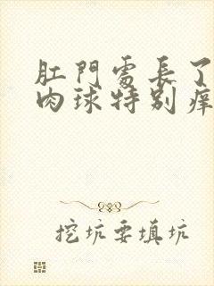 肛门处长了一个肉球特别痒