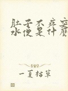 肚子不疼突然拉水便是什么原因