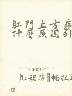 肛门上方疼痛是什么原因引起的