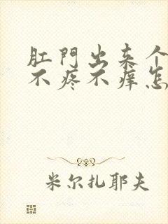 肛门出来个肉球不疼不痒怎么回事