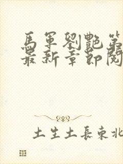 马军刘艳第九部最新章节阅读