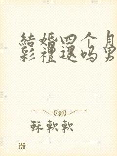 结婚四个月离婚彩礼退吗男方提出