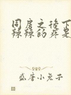 同房之后下面火辣辣的疼是怎么回事