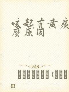 咳起有黄痰是什么原因