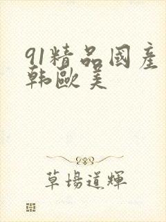 91精品国产日韩欧美封面