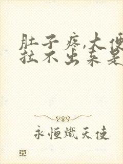 肚子疼,大便又拉不出来是什么原因