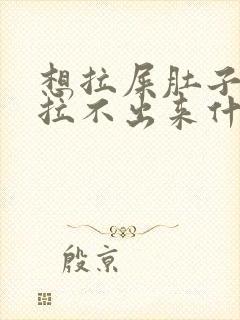 想拉屎肚子疼又拉不出来什么原因