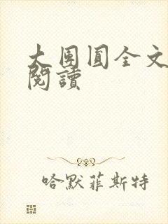 大团圆全文完整阅读