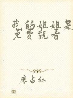 我的姐姐是将军免费观看封面