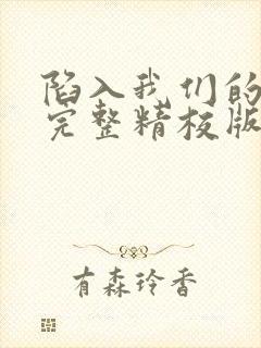 陷入我们的热恋完整精校版txt封面