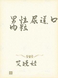 男性尿道口有小肉粒