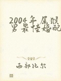 2004年属猴男最佳婚配属相