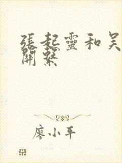 张起灵和吴邪的关系封面