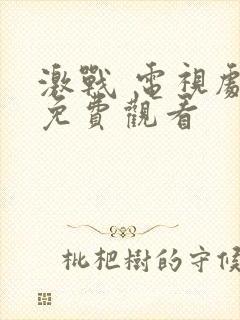 激战 电视剧 免费观看